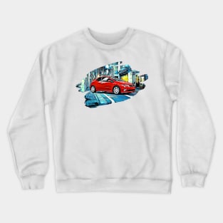 FN2 Civic Type R Tokyo Night Print Crewneck Sweatshirt